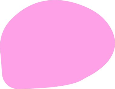 Leke şeklinde renkli vektör düz. Rastgele soyut sıvı renkli simge, şeffaf arkaplanda izole edilmiş soyut organik element. Çakıl taşı, damla ve kütle silueti. Basit yuvarlak şekil.