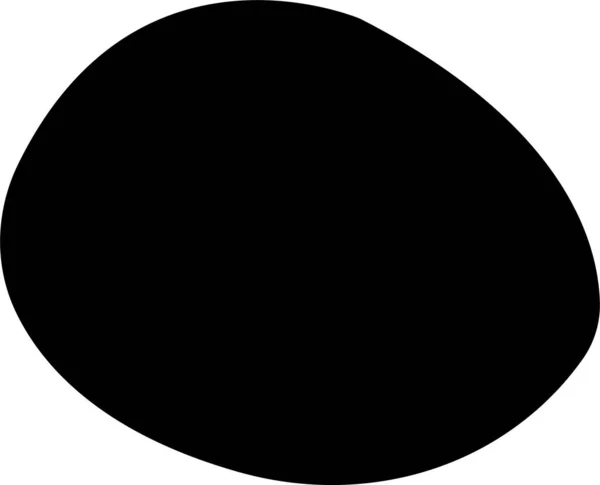 Μπλότς Σχήμα Μαύρο Διάνυσμα Επίπεδη Τυχαία Αφηρημένο Υγρό Γεμάτο Εικονίδιο — Διανυσματικό Αρχείο