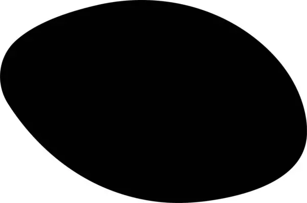 Блокування Форми Чорний Вектор Плоский Випадкова Абстрактна Рідка Заповнена Іконка — стоковий вектор