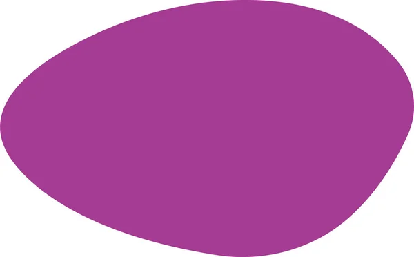 Fleckenform Farbigen Vektor Flach Zufällige Abstrakte Flüssige Bunte Symbol Runde — Stockvektor