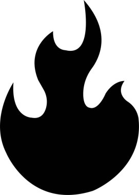 İkon koleksiyonunu ateşle. Alev sembolü. Şenlik ateşi silueti logosu. Alev sembolleri düz stil - stok vektörü. Beyaz arka planda izole edilmiş. Yangın. Modern sanat izole edilmiş grafik. Ateş işareti