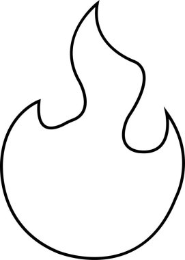 İkon koleksiyonunu ateşle. Alev sembolü. Şenlik ateşi silueti logosu. Alev sembolleri düz stil - stok vektörü. Beyaz arka planda izole edilmiş. Yangın. Modern sanat izole edilmiş grafik. Ateş işareti