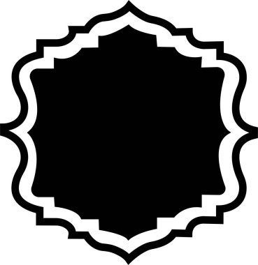 Klasik çerçeve simgeleri dekoratif siyah çizgi veya düz çerçeve koleksiyonu. Vektör Retro dekoratif çerçeve, dikdörtgen süsler. Düğün çerçeveleri, antika müze resimleri ya da deco elementleri.