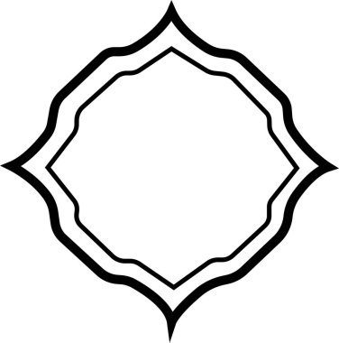 Klasik çerçeve simgeleri dekoratif siyah çerçeve koleksiyonu. Vektör Retro dekoratif çerçeve, dikdörtgen süsler. Düğün çerçeveleri, antika müze resimleri ya da deco elementleri.