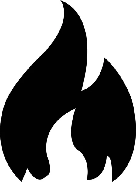 Feuersymbolsammlung Feuerflamme Symbol Lagerfeuer Silhouette Logo Flammen Symbolisieren Flachen Stil — Stockvektor