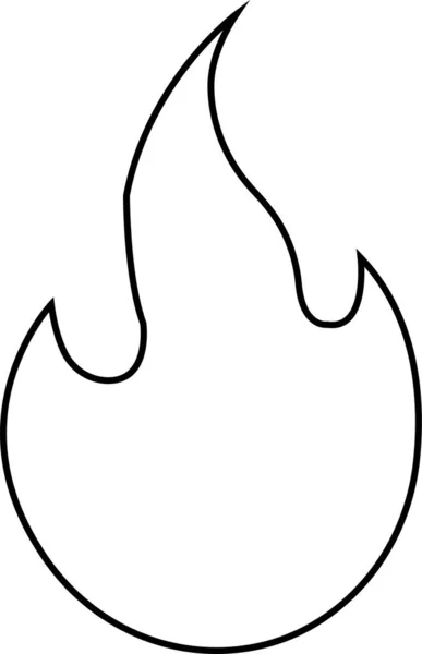 Vuur Icoon Collectie Vuurvlam Symbool Bonfire Silhouet Logotype Vlammen Symbolen — Stockvector