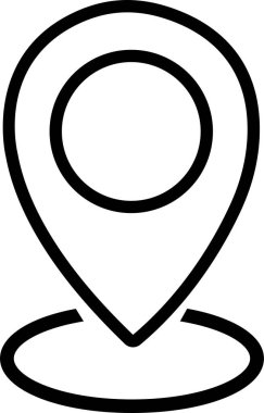 Harita pin konumu simgesi. Modern harita işaretleyicileri. Harita yeri işaretleyicisi. Harita işaretleyici GPS konum sembolü koleksiyonu. Mobil uygulamalar ve web siteleri için beyaz arkaplan üzerindeki konum pin vektörü.