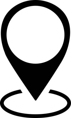 Harita pin konumu simgesi. Modern harita işaretleyicileri. Harita yeri işaretleyicisi. Harita işaretleyici GPS konum sembolü koleksiyonu. Mobil uygulamalar ve web siteleri için beyaz arkaplan üzerindeki konum pin vektörü.