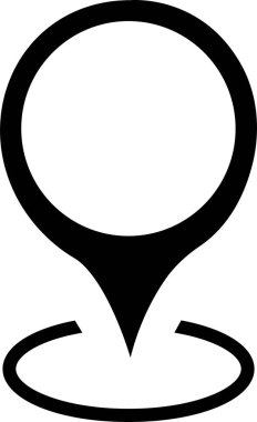 Harita pin konumu simgesi. Modern harita işaretleyicileri. Harita yeri işaretleyicisi. Harita işaretleyici GPS konum sembolü koleksiyonu. Mobil uygulamalar ve web siteleri için beyaz arkaplan üzerindeki konum pin vektörü.