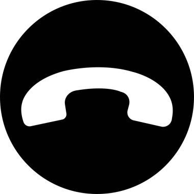 Reddet Simgesini ara. Telefon görüşmesi sona erdi. Düz etiketli siyah arama indirimi yok. Web sitesi tasarımı, mobil uygulama, ui için saydam arkaplan simgesinde doldurulmuş vektör izole edildi.