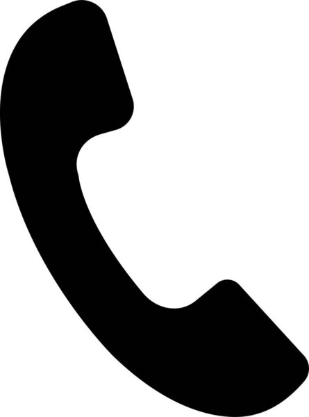 Phone flat icon trendy symbol. Simple phone icon retro sign logo contact call. Handset black auricular telephone vector Isolated on transparent background use for web or app.