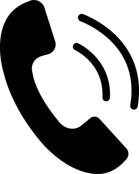 Phone Flat Icon Trendy Symbol Ringing Phone Icon Retro Sign — Stock Vector
