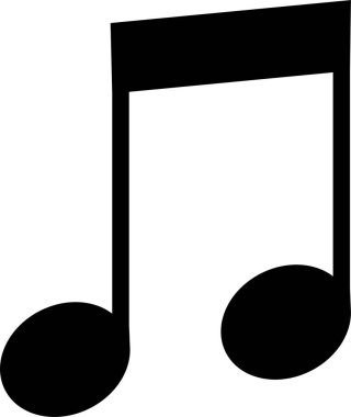 Müzik notası simgesi şarkısı, melodi veya bemol vektörü şeffaf arkaplanda izole edilmiş. Müzikal anahtar tarzı semboller müzikal uygulamalar ve web sitesi için element logosu şablonu tasarımı