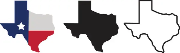 Texas Map Icon Set Texas Map Isolata Sfondo Trasparente Migliore Grafiche Vettoriali