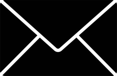 E- posta simgesi. Zarf Posta Servisi. Kişi mesajı gönderme mektubunu şeffaf arkaplanda izole eder. Siyah düz çizgi vektörü. Tasarım, Sunum Web Sitesi veya Uygulama Elementleri Sembolü.