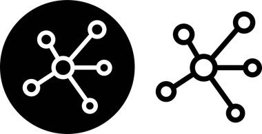 Modern molekül koleksiyonu bilim simgelerini özetliyor. Mobil uygulamalar, web siteleri, el ilanları, afişler vs. için şeffaf arkaplan üzerinde izole edilmiş siyah modayı veya satır vektörleri seti. Kaliteli işaretler.