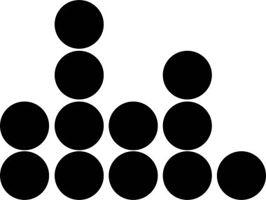 Radyo dalgası çizgisi simgesi. Tek renkli basit ses dalgası, şeffaf arkaplanda izole edilmiş. Dengeleyici, Ses dalgası radyo sinyali, tıbbi, müzik, kayıt, doğrusal biçimdeki vektör hacim sembolü