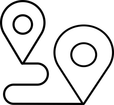 Rotayla ilgili vektör simgesi. Konum, harita, GPS, yer, adres, işaretçi, seyir subayı, yön ve daha fazlasını içerir. Düzenlenebilir Vuruş, şeffaf arkaplanda izole edildi