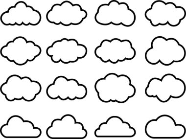 Bulut simgesi dizayn edildi. Şeffaf arkaplanda kara karton bulutlar izole edilmiş. Bulut, Kış, Yaz, Yağmur, Kar, Kar, Kar, Tipi, Şemsiye, Kar Tanesi, Gündoğumu Rüzgâr vektörü