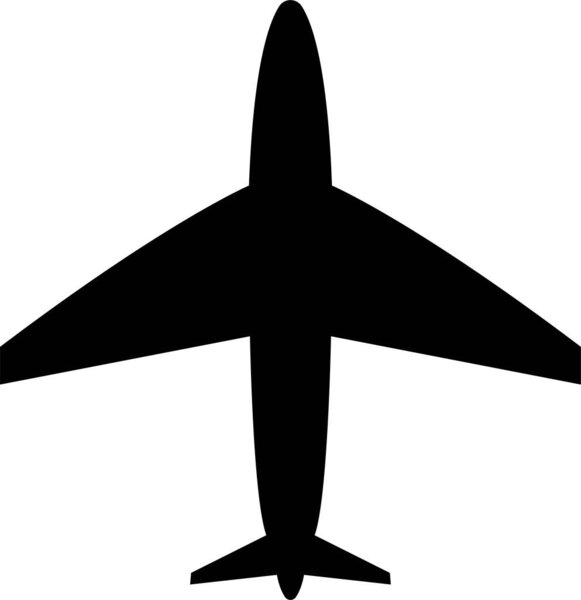 Plane icon. Airplane black flat vector isolated on transparent background. Flight transport symbol. Travel ,flying sign military jet aircraft ,civil turbofan aviation planes.