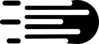 Çizgi roman hız çizgileri simgesi siyah doğrusal vektör koleksiyonu şeffaf arkaplanda izole edildi. Hız, gelişmeler, çizelgeler, güç ve daha fazlası. Hareket efektli basit çizgi.