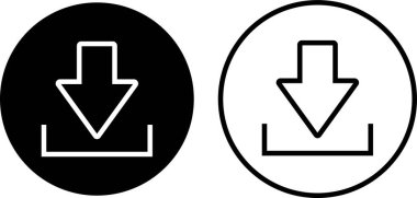 Simgeler indiriliyor. Siyah çizgi ve düz vektör koleksiyonu şeffaf arkaplanda izole edildi. Web sitesi, Mobil, Dosya, Dizin, Bulut ve daha fazlası gibi simgeleri içerir. Genişletilmiş Felç. logo yükle ya da işaretle