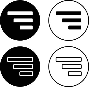 Menü simgeleri siyah düz çizgi vektör koleksiyonu UI tasarım elementlerini ayarlar. Arayüz Tasarım Hamburger Menüsü. Mobil Uygulama ve Kullanıcı Arayüzü için Web Sitesi Navigasyon Simgeleri