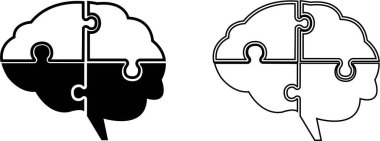 İnsan iç organı anatomisi beyin komplosu kuruldu. Beyin sağlığı işaretleri koleksiyonu düz ve çizgi vektörü şeffaf arka planda izole edilmiş. Bilim sembolü cilt katmanı doğrusal bağırsak piktogramı.
