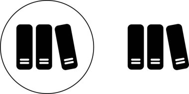 Kitaplık simgeleri ayarlandı. Katı eğitim siyah vektörü her yerde uygulanabilir, basit, mükemmel ve modern tarzda. Kütüphane sembolü düz ve satır tasarım koleksiyonu şeffaf arkaplanda izole edildi.