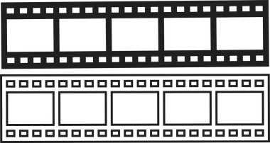 Eski rustik film desenli efekt yatay siyah çizgi ve şeffaf arkaplanda izole edilmiş düz vektör veya sınırları film veya her iki tarafta da eski kamera makarası tasarımı olan duvar kağıdı.