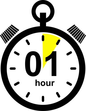 Zamanlayıcı, saat, dakikanın kronometresi, ikinci ve saat simgesi. Geri sayım alarmı sembolü vektörü şeffaf arkaplanda izole edildi. Yemek pişirme hızı etiketi. Saat işaretini izle.