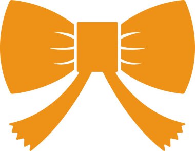 Fiyonk simgesi, kurdelenin renkli vektörü ve düz stil dekoratif yay grubu, hediye paketi aksesuar düğüm silueti ve şeffaf moda öğesi izole.