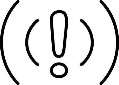 Deprem ikonu, siyah ve ana hat vektör koleksiyonu, çatlak sismik dalga, Richter ölçeği, uyarı işareti, doğa tehlikesi, acil durum ve güvenlik sembolleri