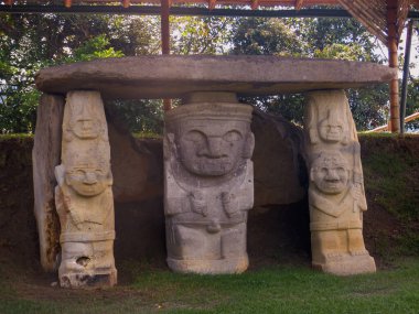 San Agustn Arkeoloji Parkı, Kolombiya 'daki antik dini anıt ve megalitik öncesi heykel, UNESCO DÜNYA HERİTESİ.