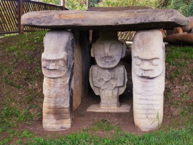 San Agustn Arkeoloji Parkı, Kolombiya 'daki antik dini anıt ve megalitik öncesi heykel, UNESCO DÜNYA HERİTESİ.
