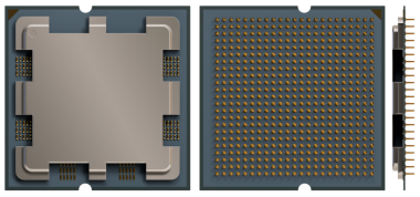 AMD Ryzen 9 AM5 işlemcisi AMD Ryzen 9 ayrıntılı ön, arka ve yan görünüm