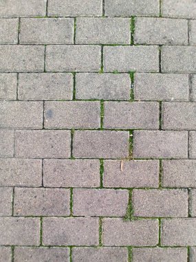 Beton tuğla döşeme dokusu Arkaplan pürüzlü ve yırtık