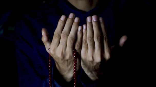 Muçulmanos Estão Orando Deus Por Perdão Imagens Vídeo Dua Islâmica — Vídeo de Stock