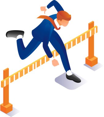 Isometric insan ikonları başarıyı kutlar, başarıya ulaşırlar. Diyagramlar, Bilgi Grafikleri, Oyun Varlığı ve Diğer Grafiksel Kaynaklar İçin Uygun 3B karakter simgesi