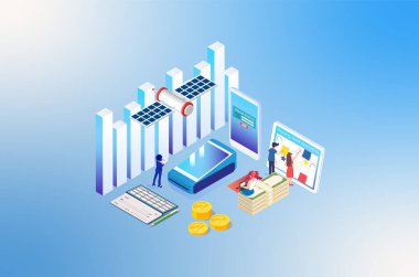 Modern Isometric Ödeme Seçenekleri İllüstrasyonu, Web Afişleri, Diyagramlar, Infographics, Kitap İllüstrasyonu, Oyun Varlığı ve Grafikle İlgili Diğer Varlıklar İçin Uygun