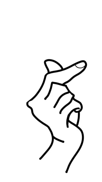 Hands Shape Hand Gives Symbol Heart — Stock Photo, Image