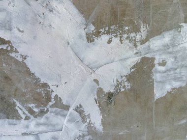 Gri çatlamış beton duvar dokusu. Çatlak beton duvar soyut arkaplanı.