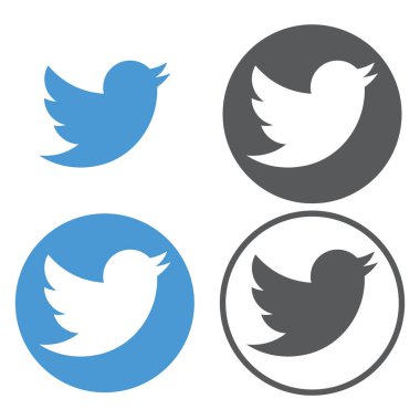 Uygulamalar ve web siteleri için orijinal ve yuvarlak sosyal medya simgeleri veya sosyal ağ logoları düz vektör simgeleri, klaten. Endonezya - 12 Şubat 2023