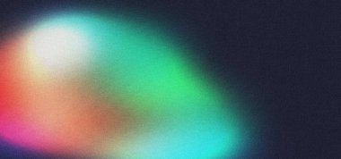 Siyah arkaplan üzerinde soyut poster arkaplan mor yeşil ve sarı tahıl gradyan şekilleri gürültü dokusu başlık kapak tasarımı