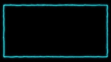 Alfa ile birlikte 4K neon ışık çerçevesi