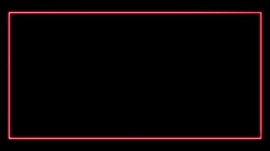 Alfa ile birlikte 4K neon ışık çerçevesi