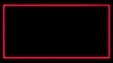 Alfa ile birlikte 4K neon ışık çerçevesi