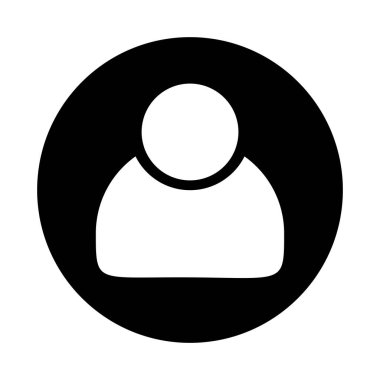 Vektör Kullanıcı Simgesi. Düz tasarım 10 birim. 