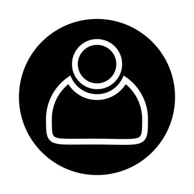 Vektör Kullanıcı Simgesi. Düz tasarım 10 birim. 