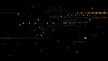 3D görüntüleme dijital matris parçacıkları ızgarası sanal gerçeklik soyut siber uzay ortamı arkaplanı